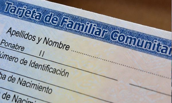 Renovación de Tarjeta de Familiar Comunitario