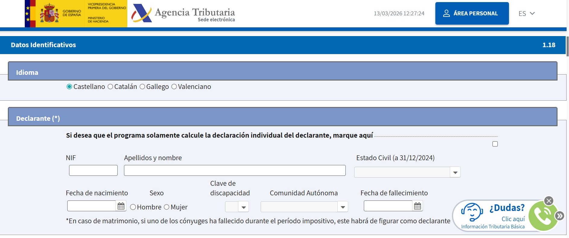 simulador renta 2025
